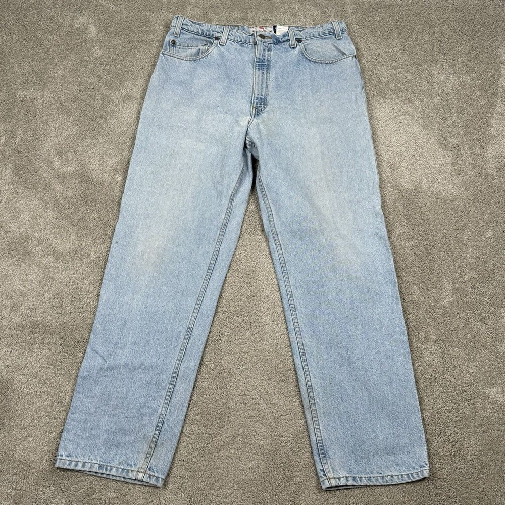 Vintage Levis 540 Orange Tab Jeans Relaxed Fit Signature Series 36x30 Light Wash